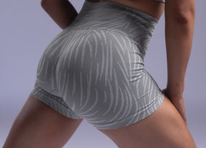 Zebra Seamless Shorts Pistachio