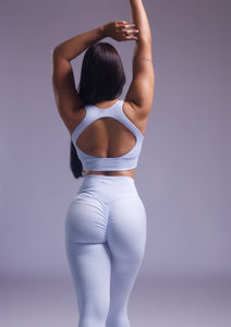 Infinity Seamless Sports Bra Light Blue