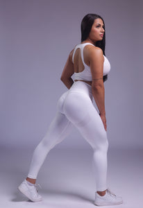 Infinity Seamless Leggings White