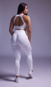 Infinity Seamless Leggings White