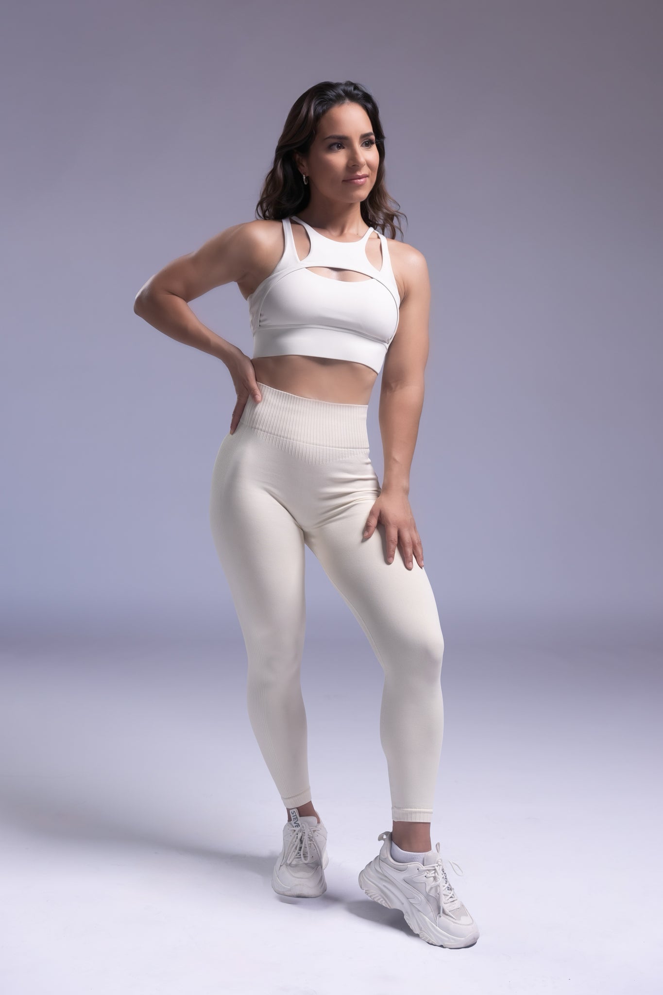 Bae sports Bra White