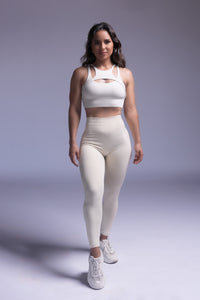 Bae sports Bra White