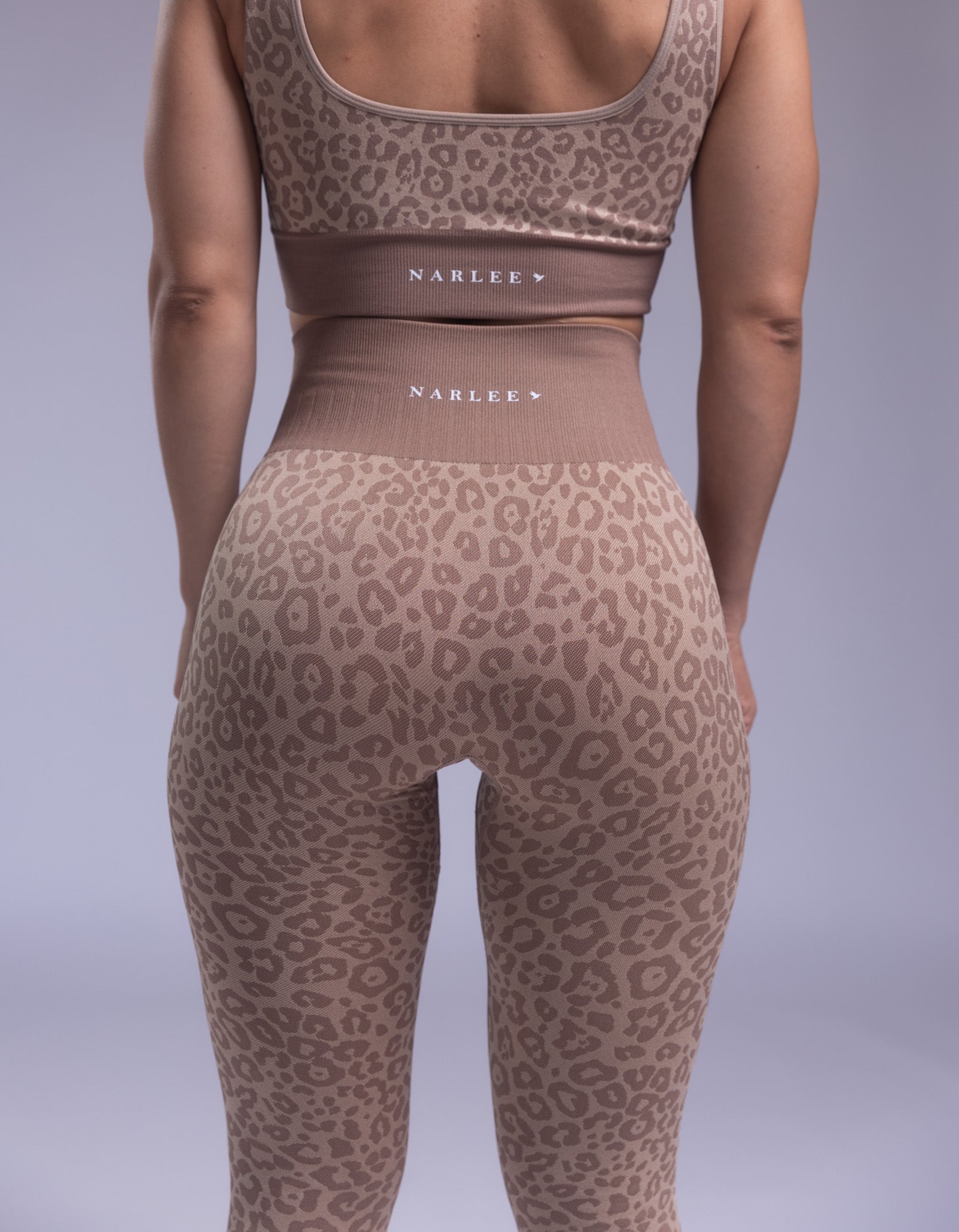 Leopard Print Leggings Khaki