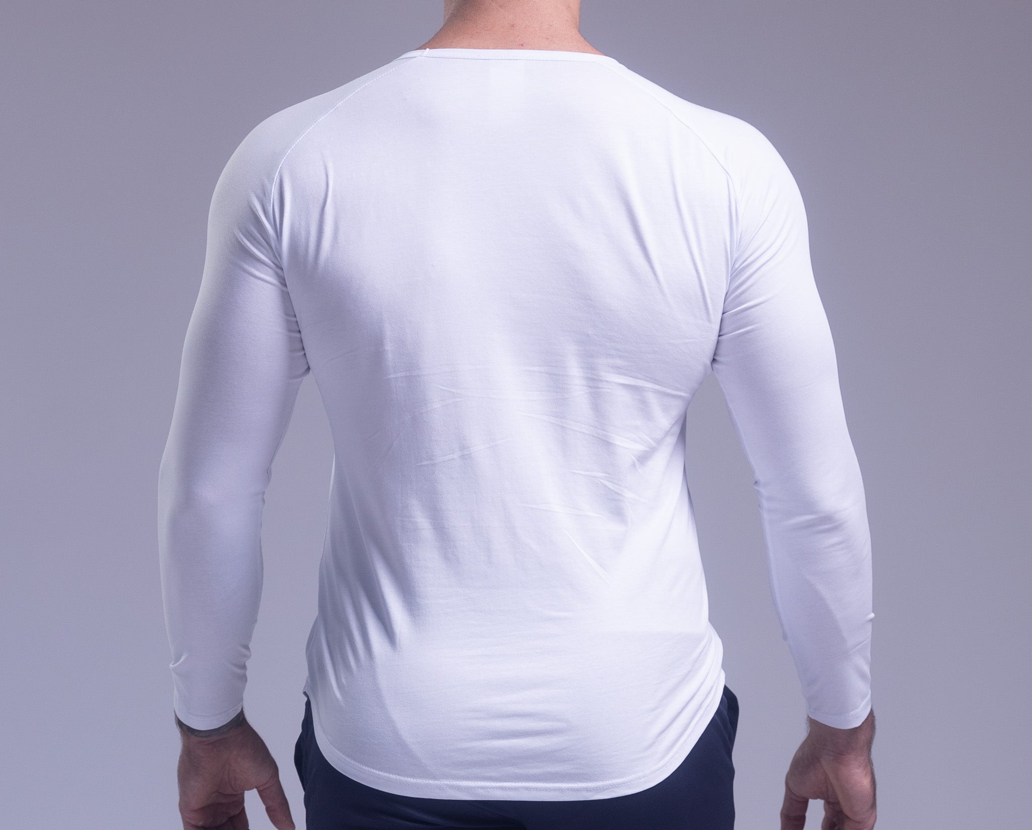 Signature Long Sleeve Tee White