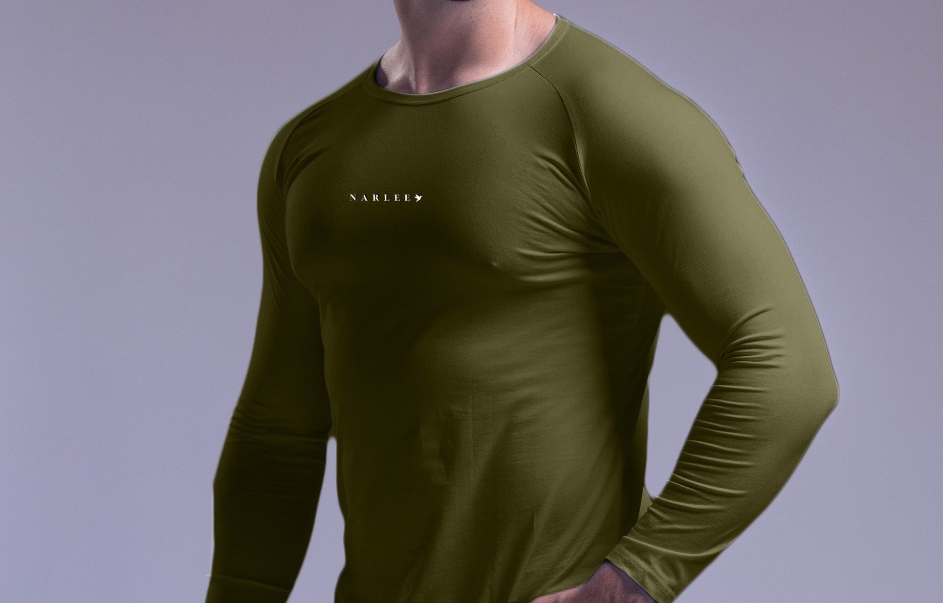 Signature Long Sleeve Tee Green