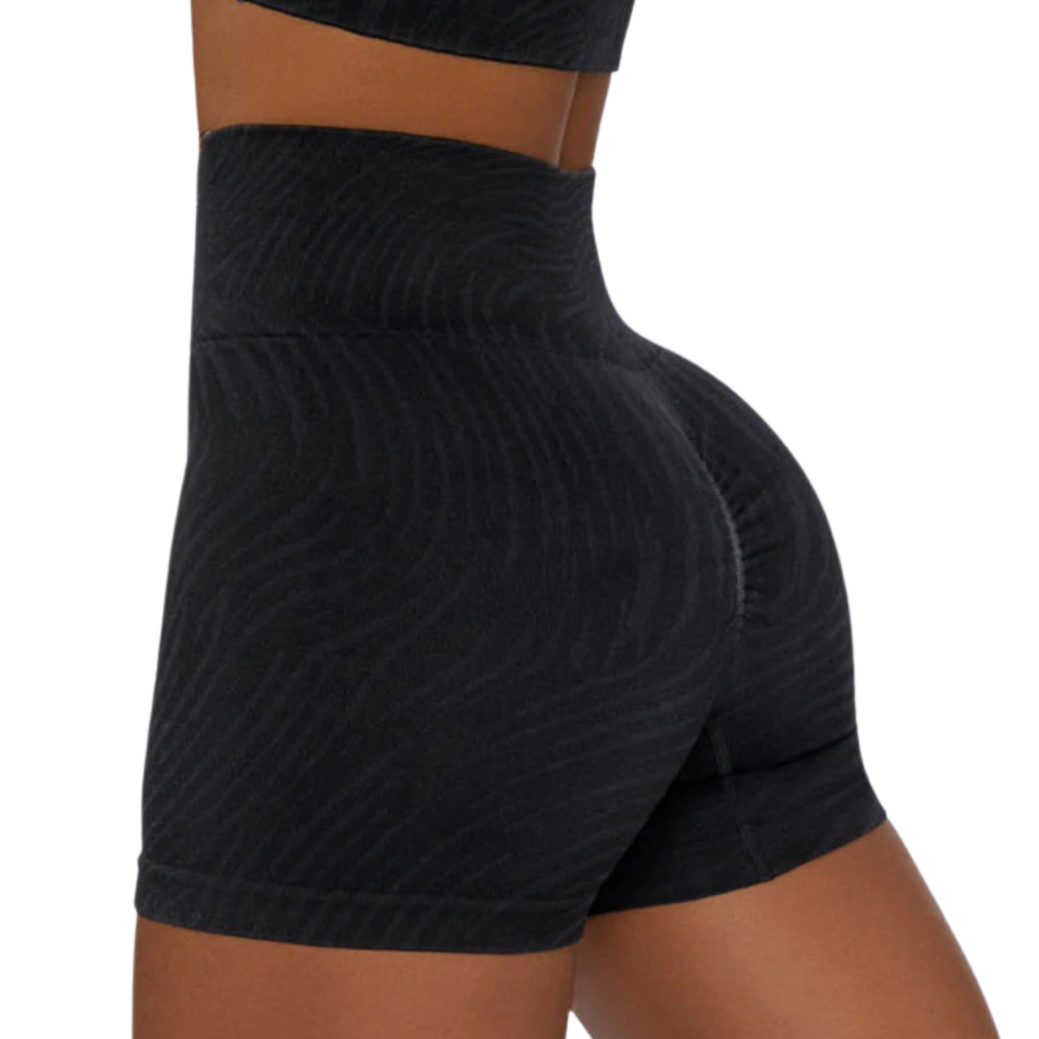 Zebra Seamless Shorts Black