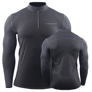 Armor quarter zip long sleeve Tee Wine-Red